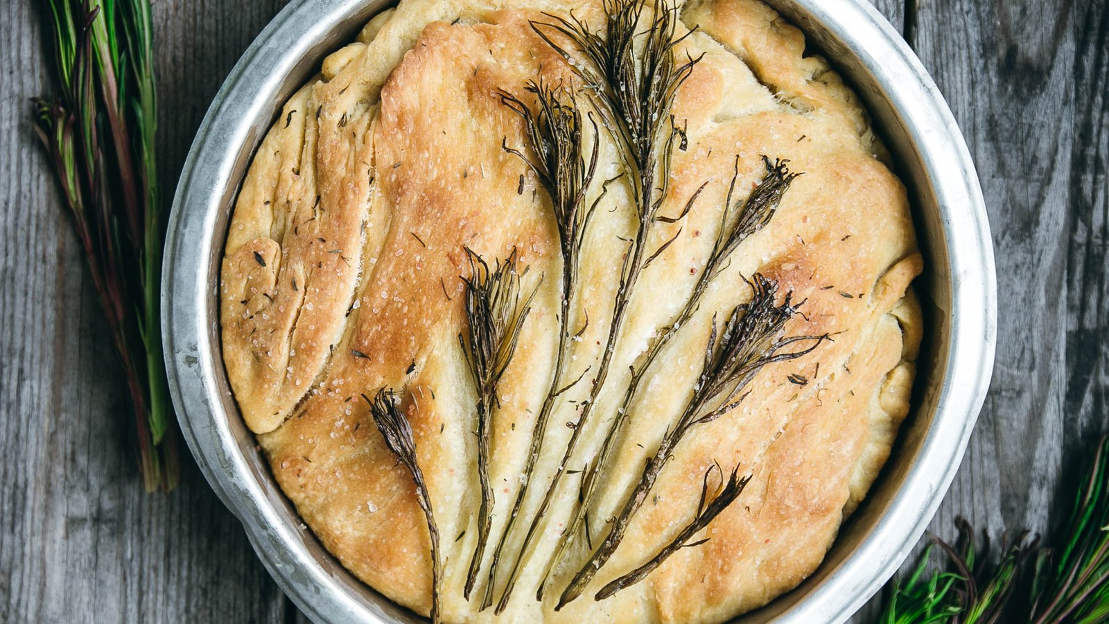 Fireweed shoots Focaccia Recipe on The Adagio Blog | Recipe, photos and styling by Thais FK