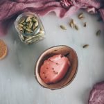 Vegan Rhubarb Sorbet Recipe on The Adagio Blog | Ice cream maker | Thais FK X Smeg Nordic