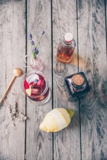 Blueberry Lavender Mocktail by Cocktails Adagio on The Adagio Blog