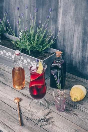 Blueberry Lavender Mocktail by Cocktails Adagio on The Adagio Blog
