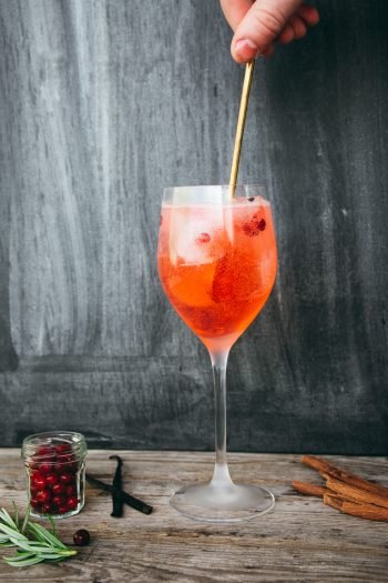 The Lingonberry Aperitivo | An original Recipe of Cocktails Adagio by The Adagio Blog