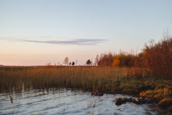 Sunset in Nallikari, Oulu - Photo by Thais FK