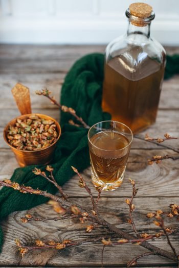 The Nordic Amaretto aka Rowan Bud Liqueur - Nordic Foraging by The Adagio Blog